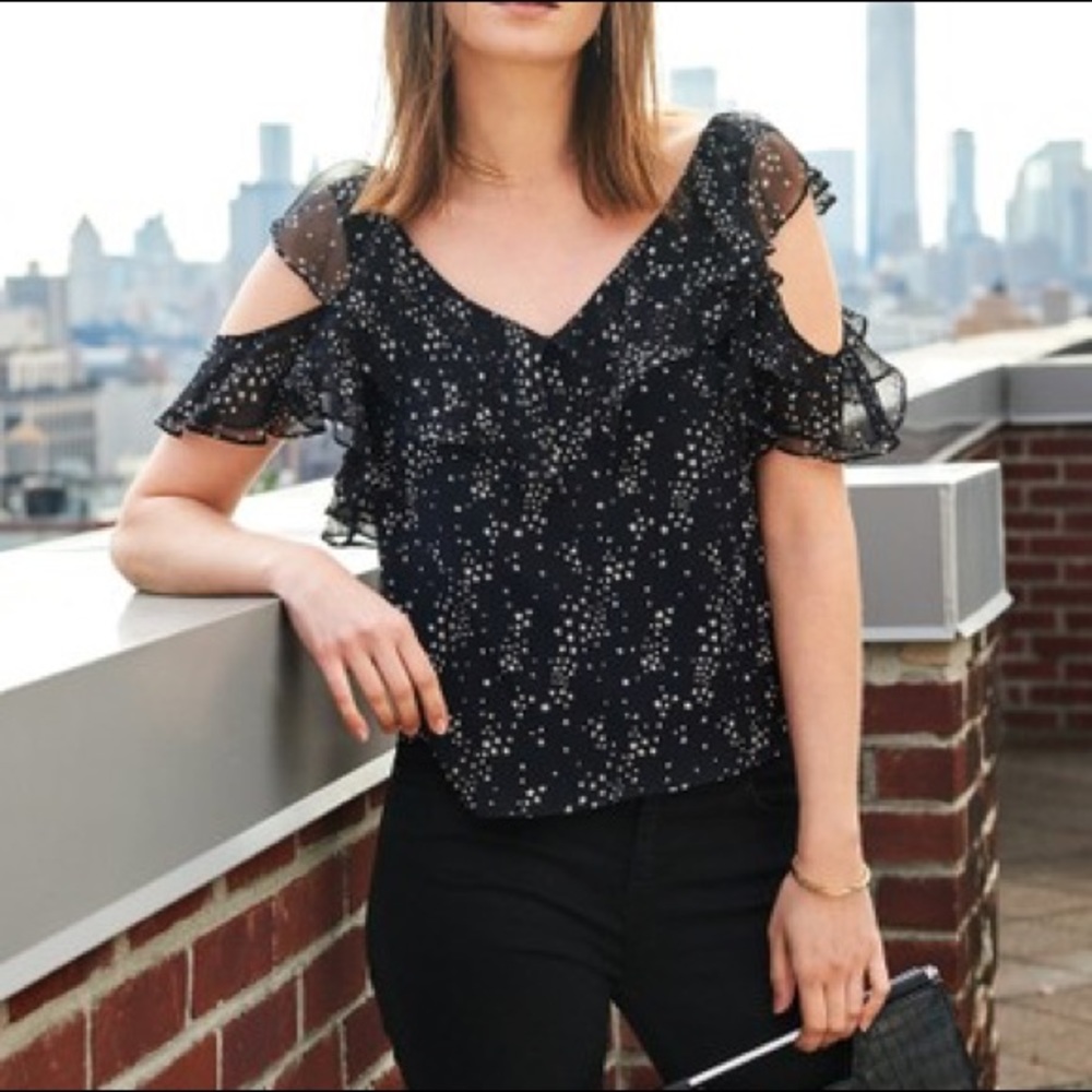 LoveShackFancy Silk Blouse Size S